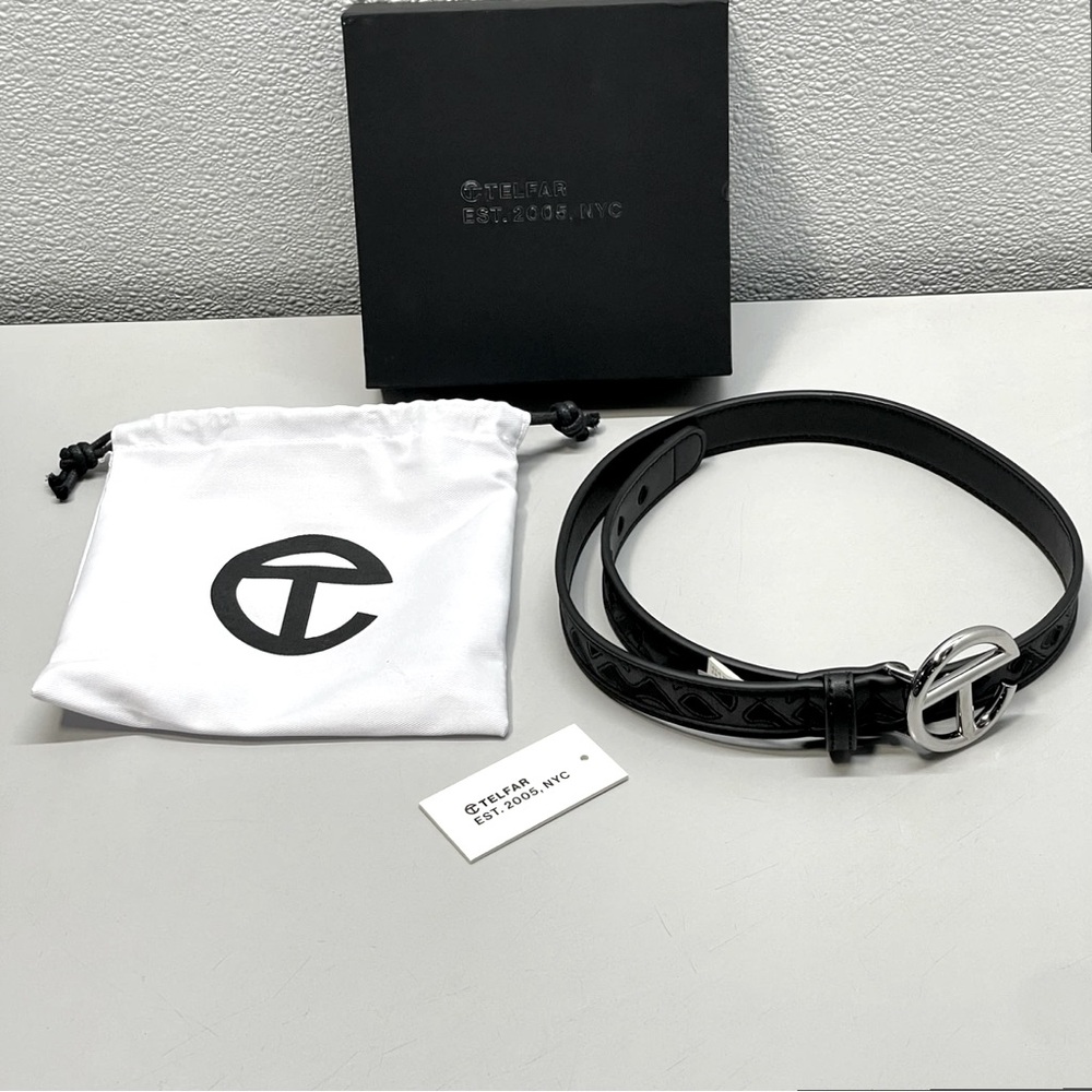 Telfar Unisex Belt Jacquard Logo